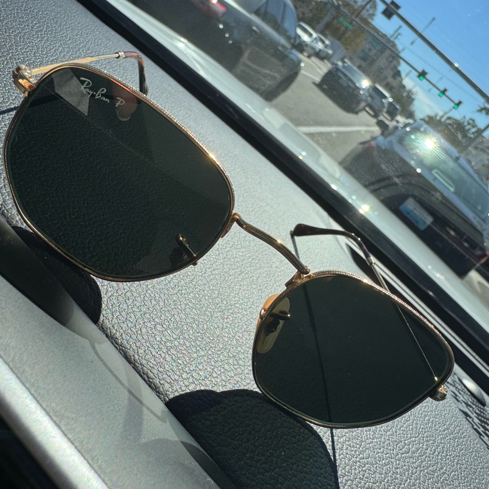 Ray-Ban Classic Gold Frame Sunglasses